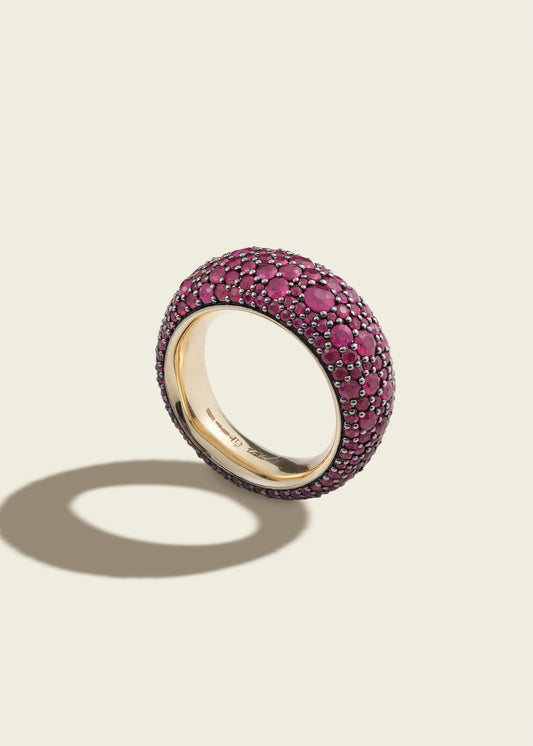 Ruby Bombé Ring