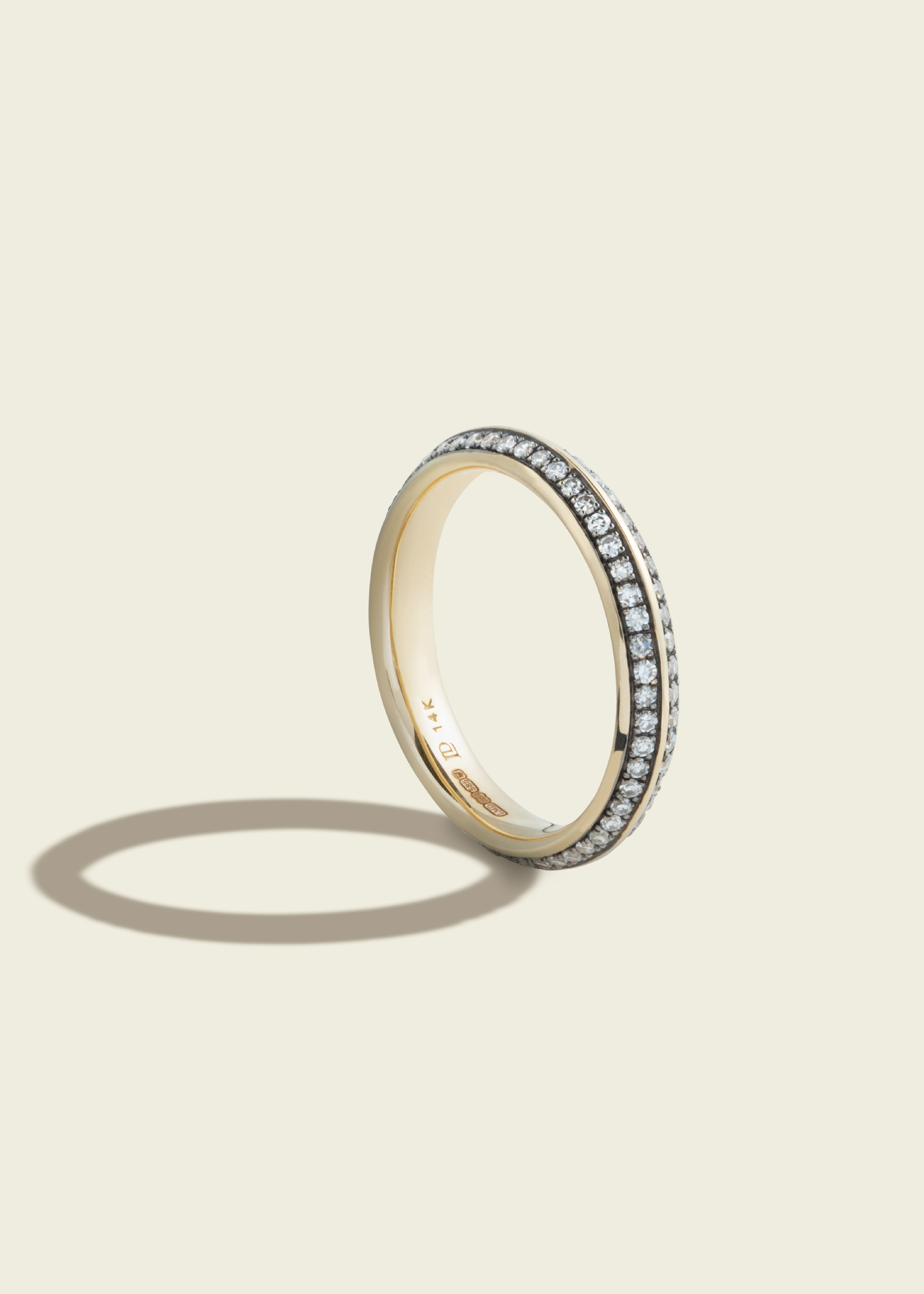 Antique Finish Wishbone Ring
