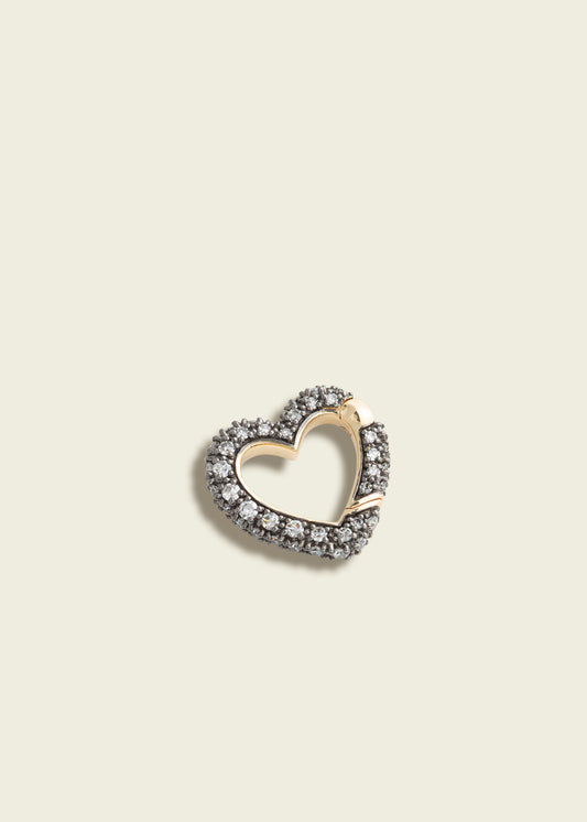 Antique Finish Diamond Love Connection