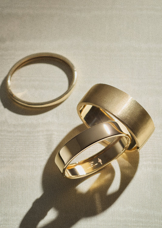 Gold Dust Bangle 15mm