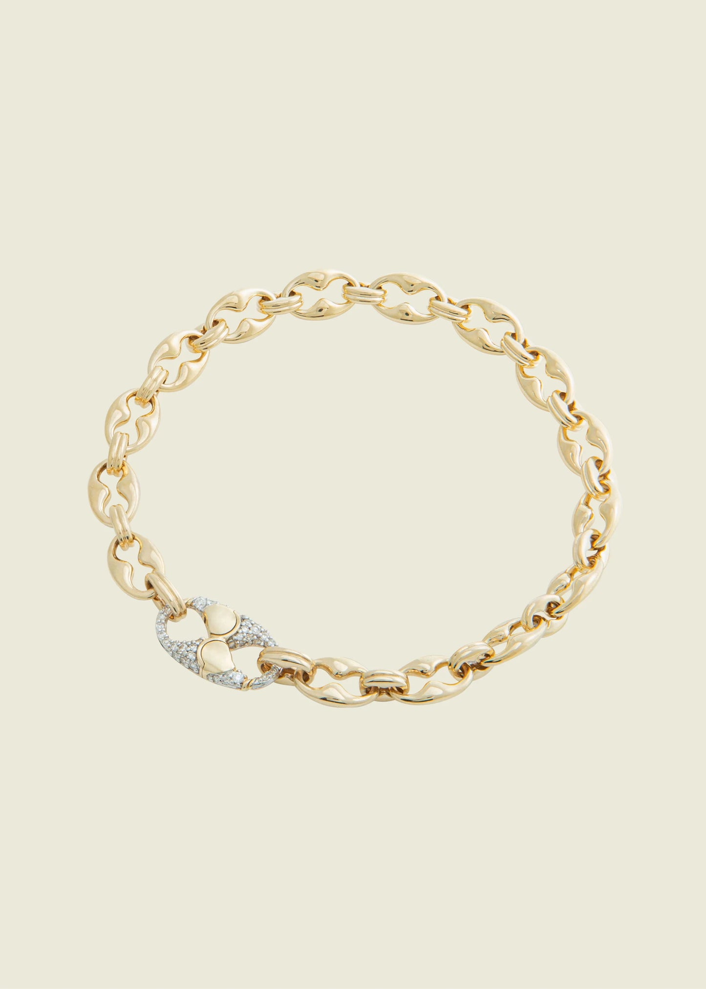 Modern Finish Baby Persephone Diamond Bracelet