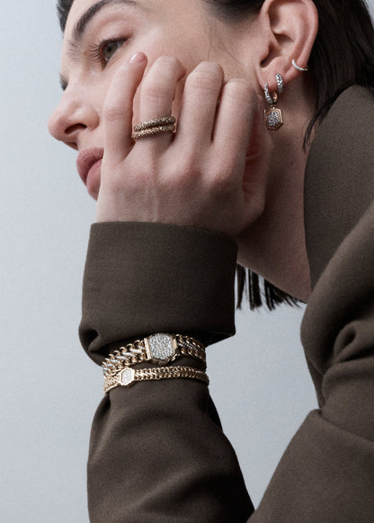 Medusa Double Diamond Bracelet