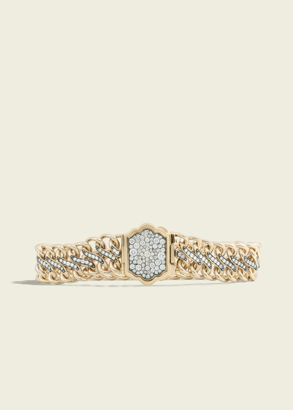 Medusa Double Diamond Bracelet
