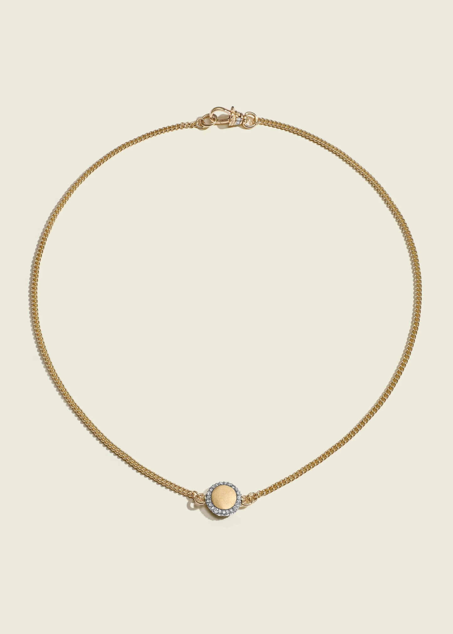 Modern Finish Diamond Baby Pocket Watch Necklace