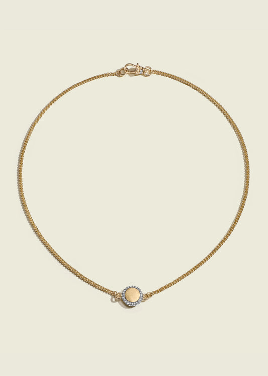 Modern Finish Diamond Baby Pocket Watch Necklace