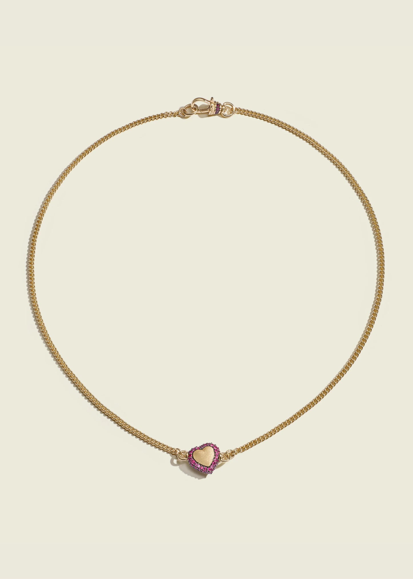 Ruby Chubby Love Necklace