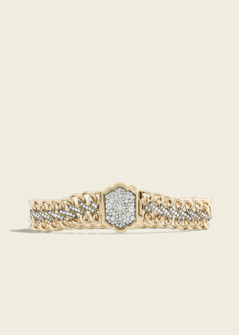 Medusa Double Diamond Bracelet