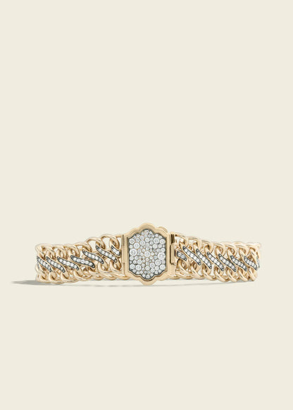 Medusa Double Diamond Bracelet