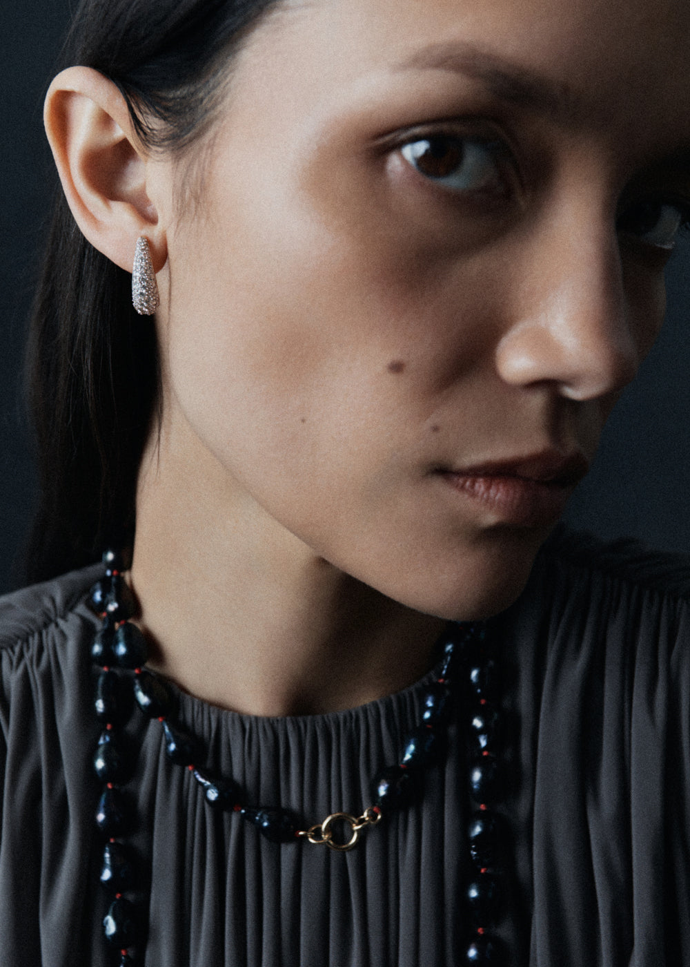 Nyx Long Baroque Pearl Necklace