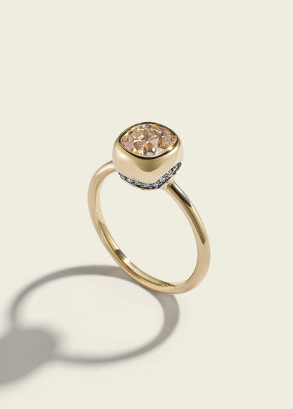Cushion-cut Paradigm Pinky Ring
