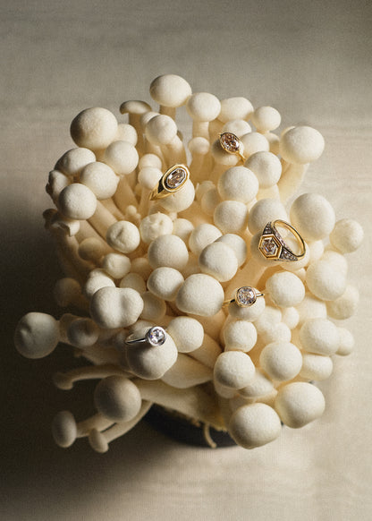 Cushion-cut Paradigm Pinky Ring