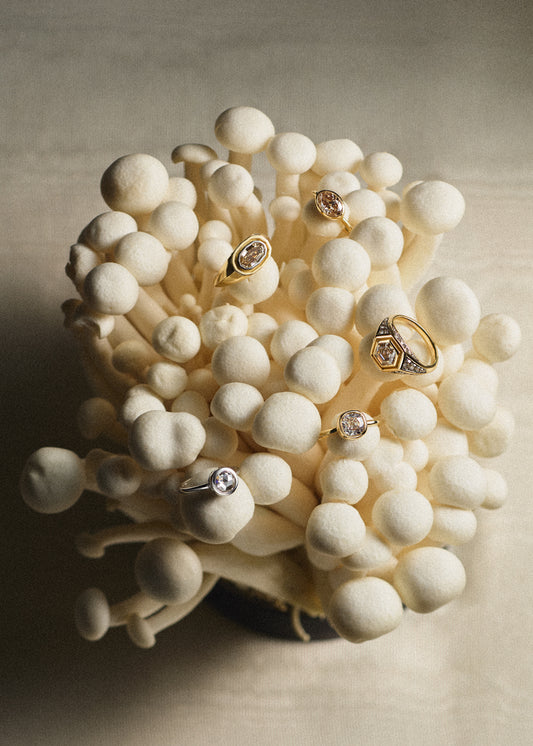 Marquise-cut Paradigm Pinky Ring