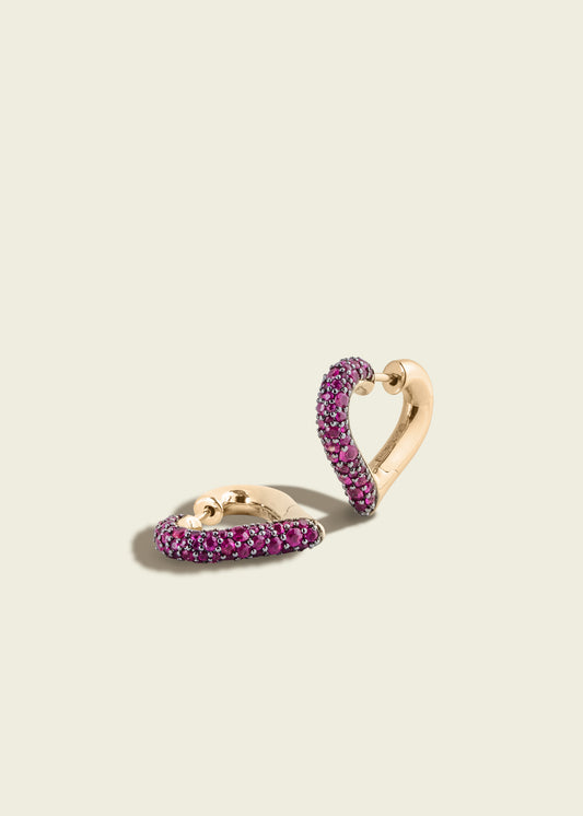 Baby Chubby Love Ruby Earrings