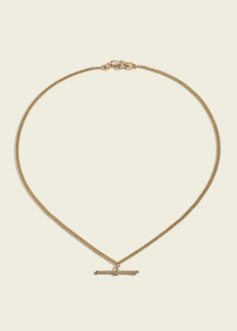Tiny T-Bar Necklace