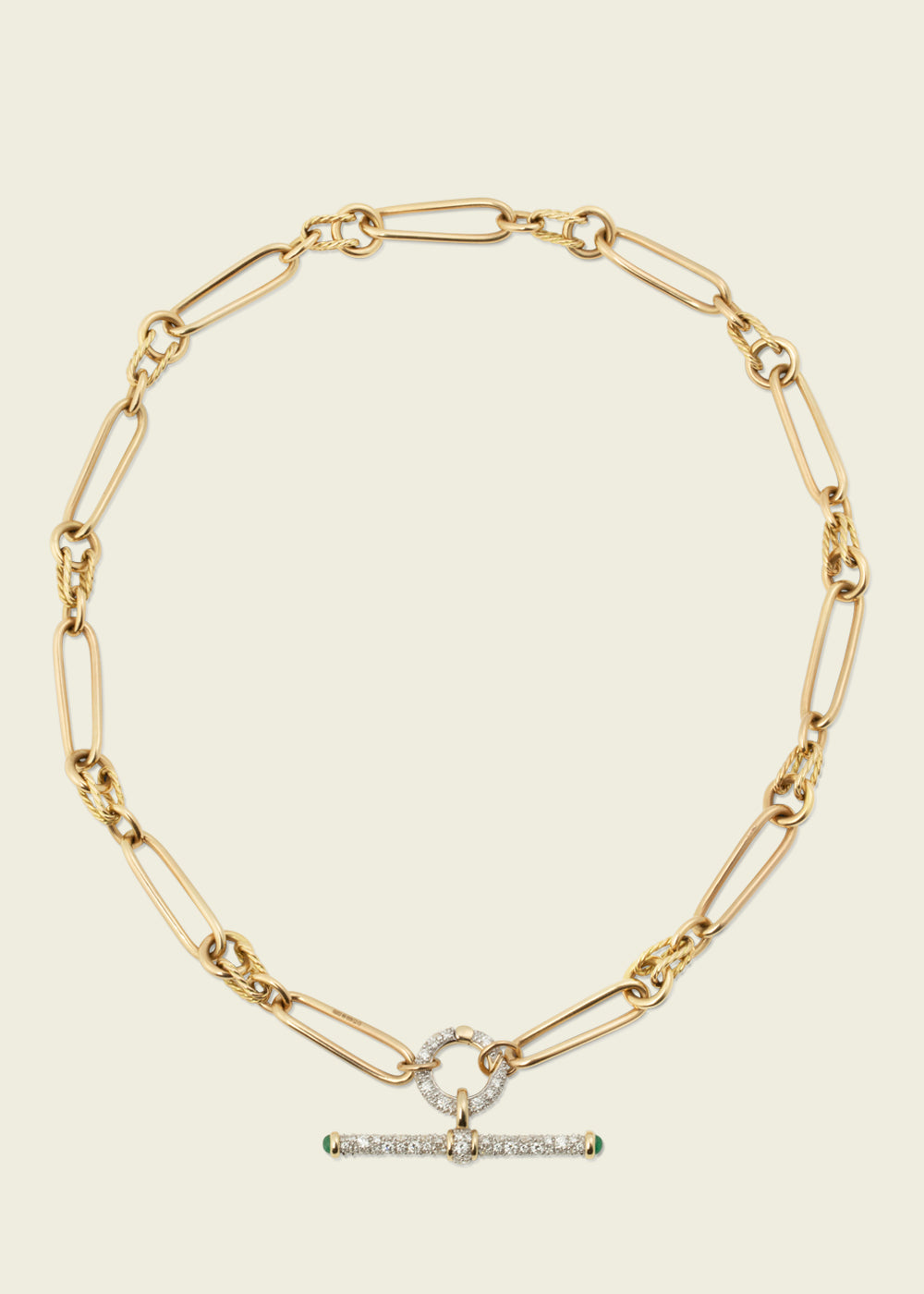 Twisted Link Gold Chain. Watch chain inspired necklaces from Lucy