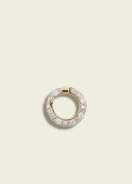 Modern Finish Diamond T-Bar Twisted Chain Necklace